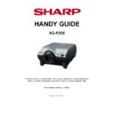 Sharp XG-P25XE Handy Guide