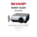 Sharp XG-PH50X Handy Guide
