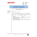 Sharp XG-SV1E (serv.man14) Technical Bulletin