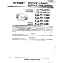 Sharp XG-V10XE (serv.man3) Service Manual
