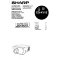 Sharp XG-XV1E (serv.man4) User Guide / Operation Manual