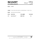Sharp XG-XV1E (serv.man9) Technical Bulletin