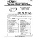 Sharp XG-XV1E Service Manual