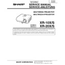 Sharp XR-10X (serv.man3) Service Manual
