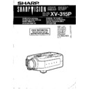 Sharp XV-315P (serv.man4) User Guide / Operation Manual
