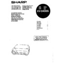 Sharp XV-3400S (serv.man5) User Guide / Operation Manual