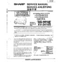 Sharp XV-3410S Service Manual