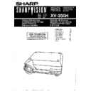 Sharp XV-350H (serv.man4) User Guide / Operation Manual