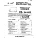 Sharp XV-350H Service Manual