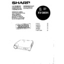 Sharp XV-380H (serv.man4) User Guide / Operation Manual