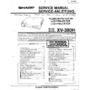 Sharp XV-380H Service Manual