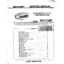 Sharp XV-710P Service Manual