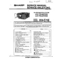 Sharp XV-C1E (serv.man3) Service Manual