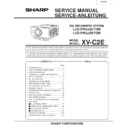 Sharp XV-C2E (serv.man2) Service Manual