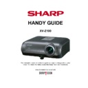 Sharp XV-Z100 Handy Guide