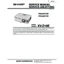 Sharp XV-Z10E (serv.man3) Service Manual