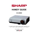 Sharp XV-Z2000E Handy Guide