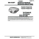 Sharp XV-Z200E (serv.man2) Service Manual