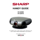 Sharp XV-Z200E Handy Guide