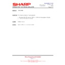 Sharp XV-Z21000 (serv.man12) Technical Bulletin