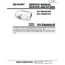 Sharp XV-Z9000E (serv.man12) Service Manual