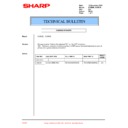 Sharp XV-Z91E (serv.man33) Technical Bulletin
