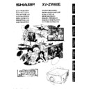 Sharp XV-ZW60E (serv.man3) User Guide / Operation Manual