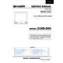 Sharp 21HS-50 (serv.man8) Service Manual