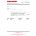 Sharp 21LF-90H (serv.man6) Technical Bulletin