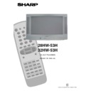Sharp 28HW-53 (serv.man11) User Guide / Operation Manual