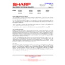 Sharp 28HW-53 (serv.man22) Technical Bulletin