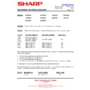 Sharp 28HW-53 (serv.man26) Technical Bulletin