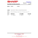 Sharp 28HW-53 (serv.man28) Technical Bulletin