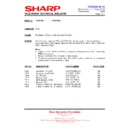 Sharp 28JW-73H (serv.man28) Technical Bulletin