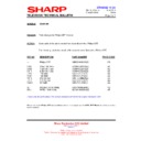 Sharp 28JW-73H (serv.man34) Technical Bulletin