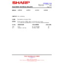 Sharp 28JW-73H (serv.man37) Technical Bulletin