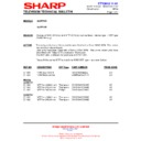 Sharp 28JW-73H (serv.man38) Technical Bulletin