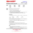 Sharp 32HW-53 (serv.man20) Technical Bulletin