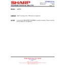Sharp 32JF-77 (serv.man22) Technical Bulletin