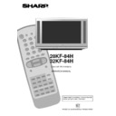 Sharp 32KF-84H (serv.man19) User Guide / Operation Manual