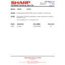 Sharp 32KF-84H (serv.man20) Technical Bulletin