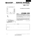 Sharp 37AM-12H Service Manual