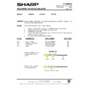 Sharp 37DM-23H (serv.man20) Technical Bulletin