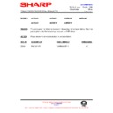 Sharp 37FT-15H (serv.man8) Technical Bulletin