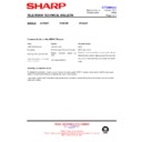 Sharp 66AS-05H (serv.man8) Technical Bulletin