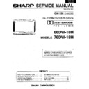 Sharp 66DW-18H (serv.man5) Service Manual