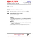 Sharp 66FW-53H (serv.man58) Technical Bulletin