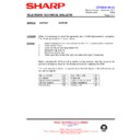 Sharp 66GF-64 (serv.man42) Technical Bulletin