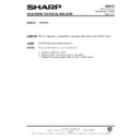 Sharp CV-2133H (serv.man11) Technical Bulletin