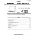Sharp LC-13E1E (serv.man10) Service Manual